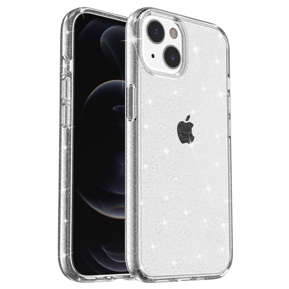 Liquid Glitter Case iPhone 15 durchsichtig