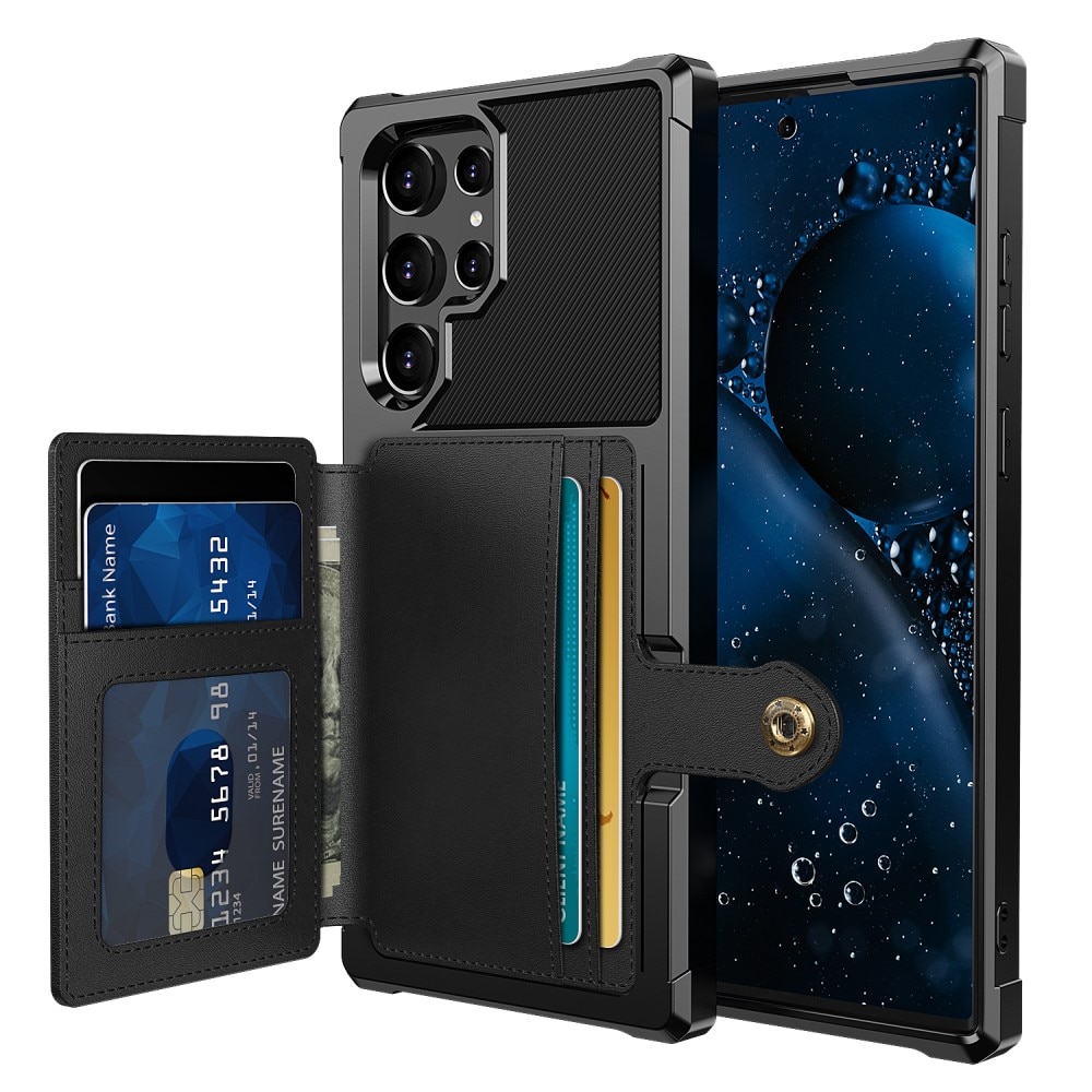 Samsung Galaxy S22 Ultra Tough Multi-slot Hülle Schwarz