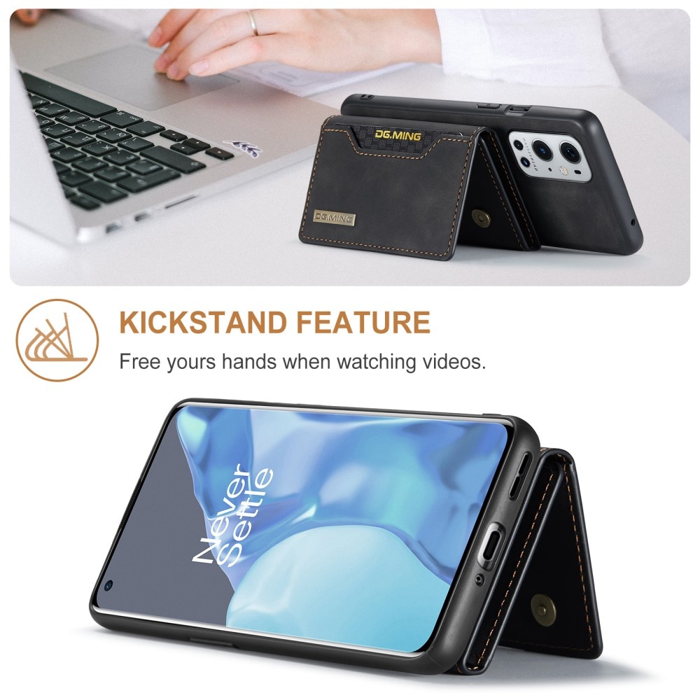 Magnetic Card Slot Case  OnePlus 9 Pro Schwarz