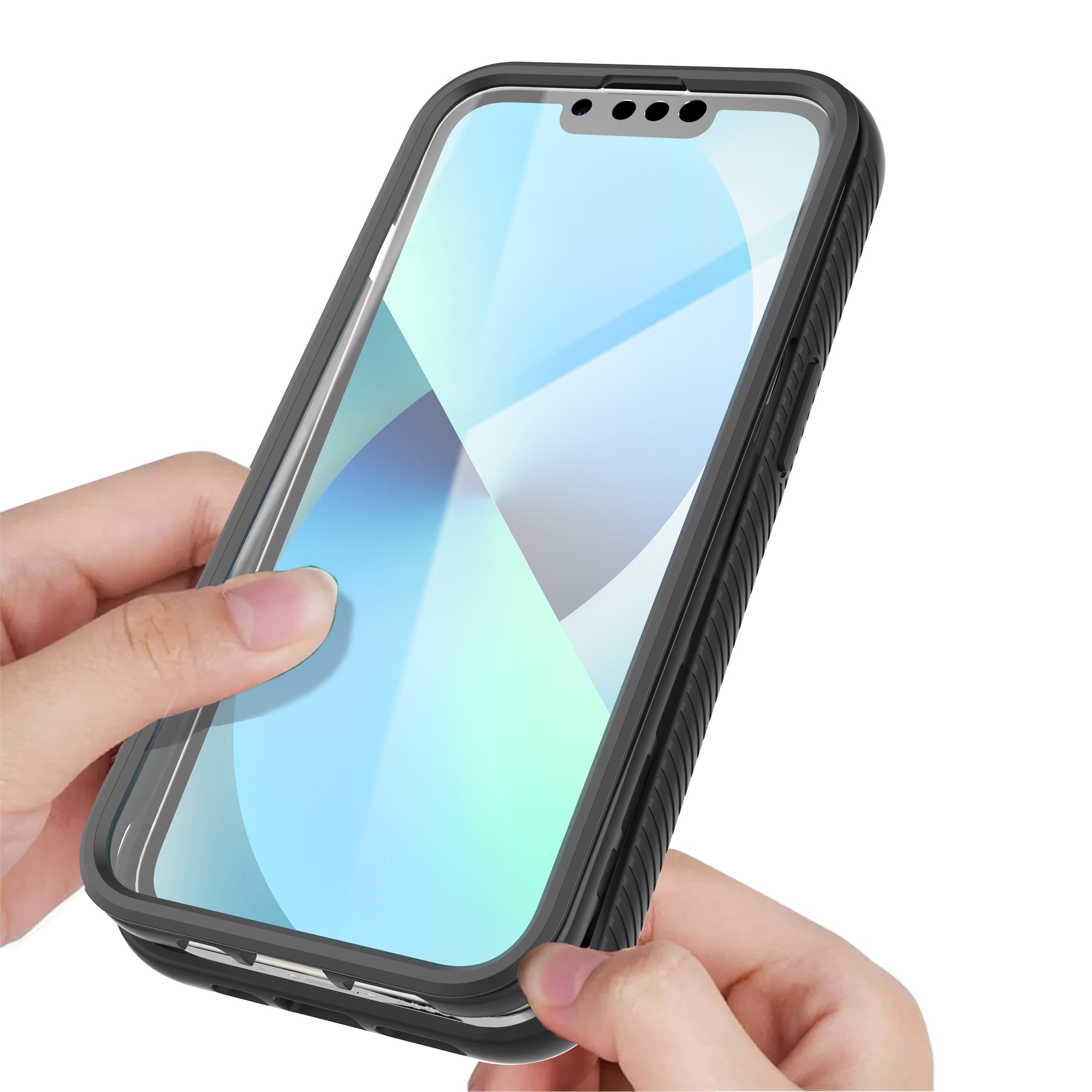 iPhone 13 Mini Full Protection Case Schwarz
