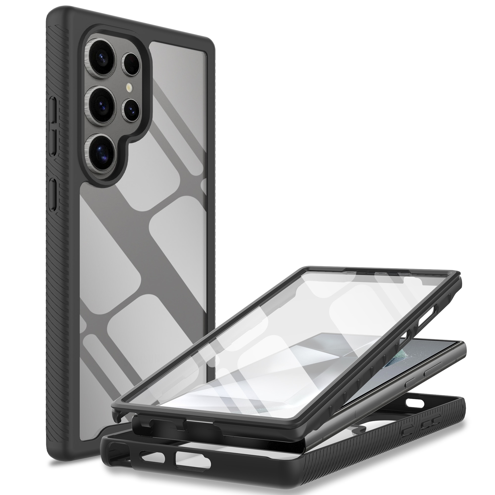 Samsung Galaxy S22 Ultra Full Protection Case Schwarz