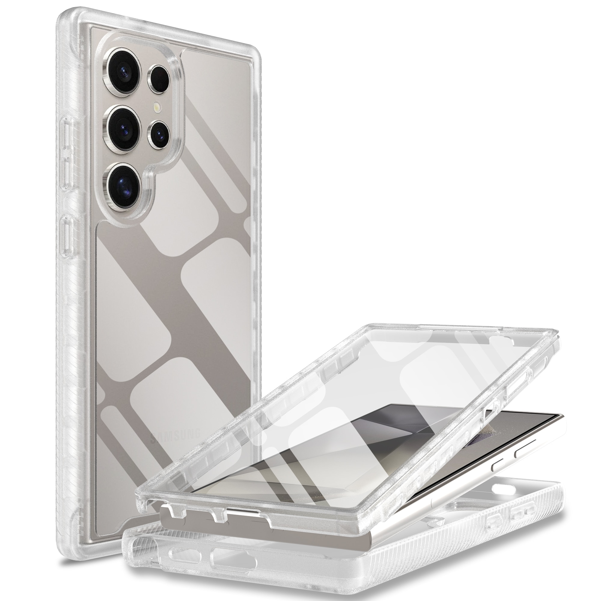 Samsung Galaxy S22 Ultra Full Protection Case Transparent