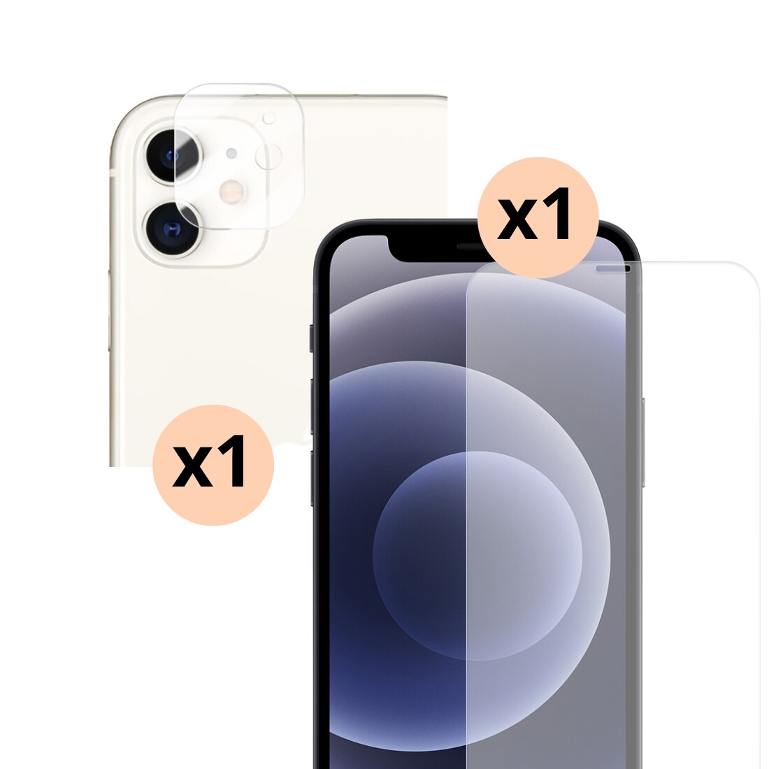 iPhone 11 Kameraschutz und Displayschutz aus Panzerglas