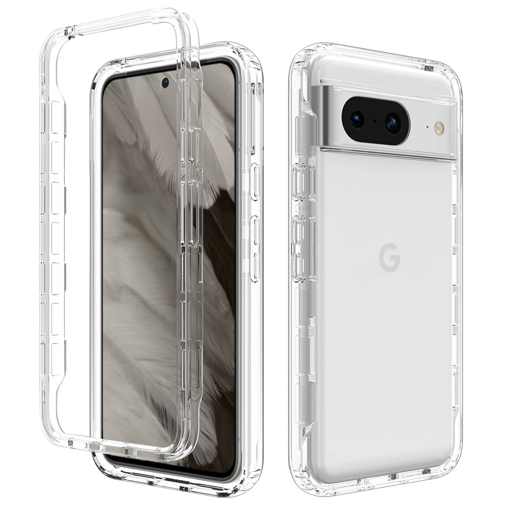 Google Pixel 8 Full Cover Hülle Transparent