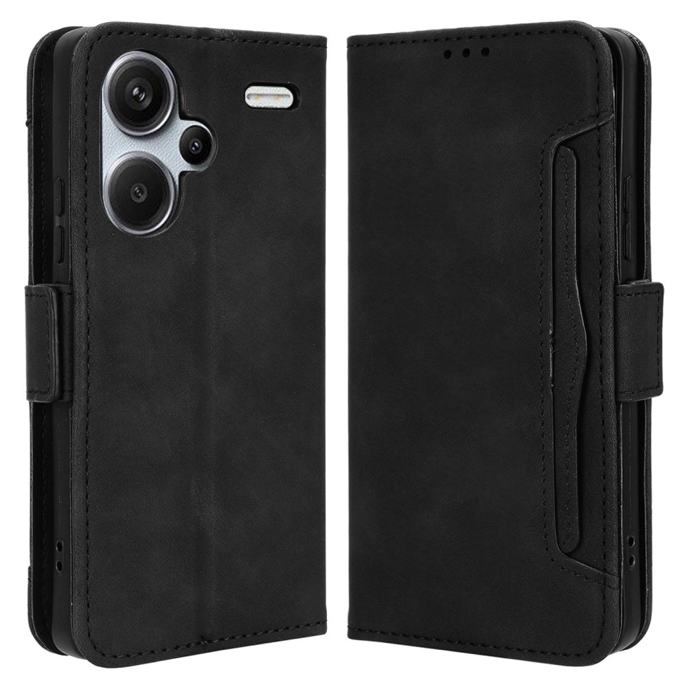 Xiaomi Redmi Note 13 Pro Plus Multi Portemonnaie-Hülle schwarz