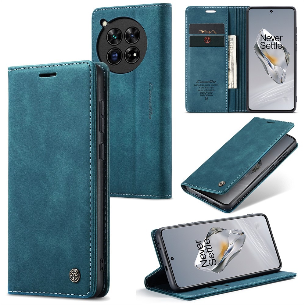 Slim Portemonnaie-Hülle  OnePlus 12 Blau