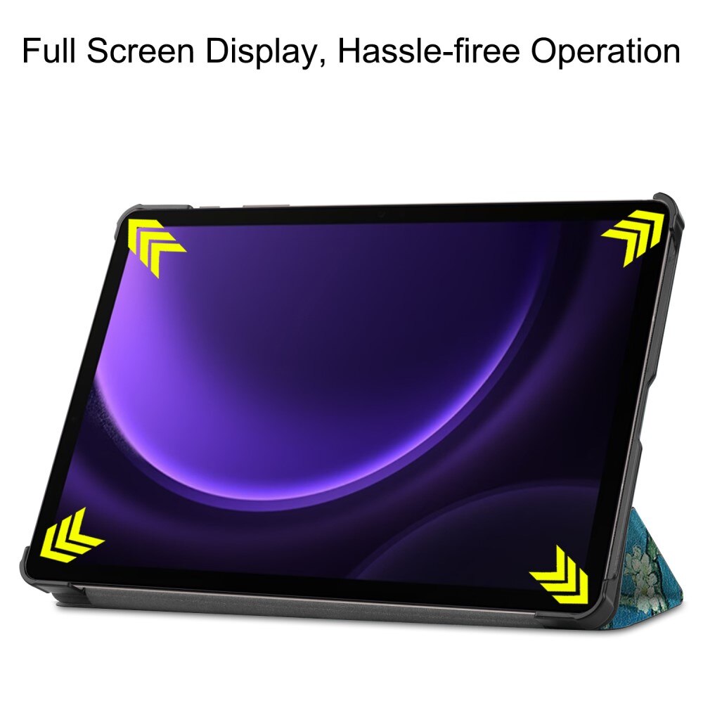 Samsung Galaxy Tab S10 FE Tri-Fold Case Schutzhülle Kirschblüten