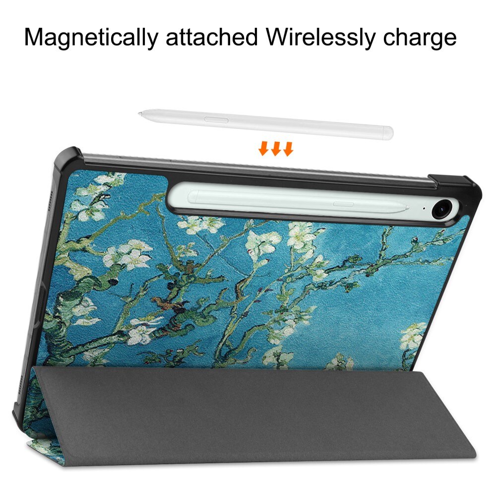 Samsung Galaxy Tab S10 FE Tri-Fold Case Schutzhülle Kirschblüten