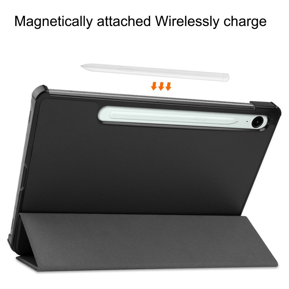 Samsung Galaxy Tab S10 FE Tri-Fold Case Schutzhülle Schwarz
