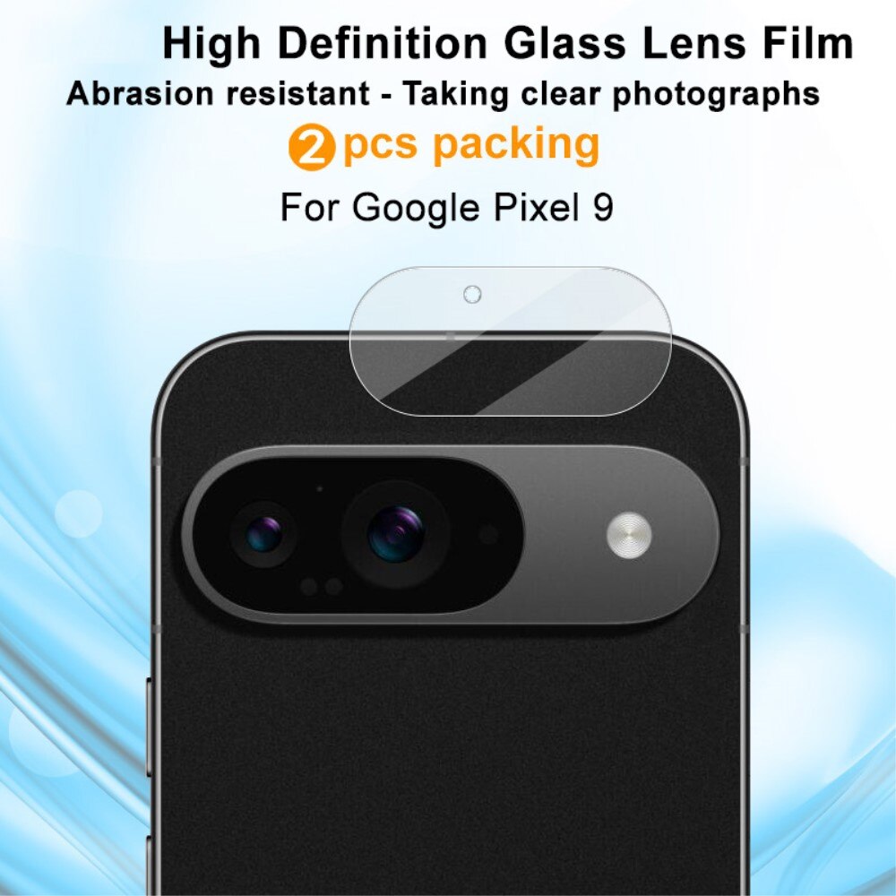 Panzerglas für Kamera 0.2mm Google Pixel 9 (2 Stück) Transparent