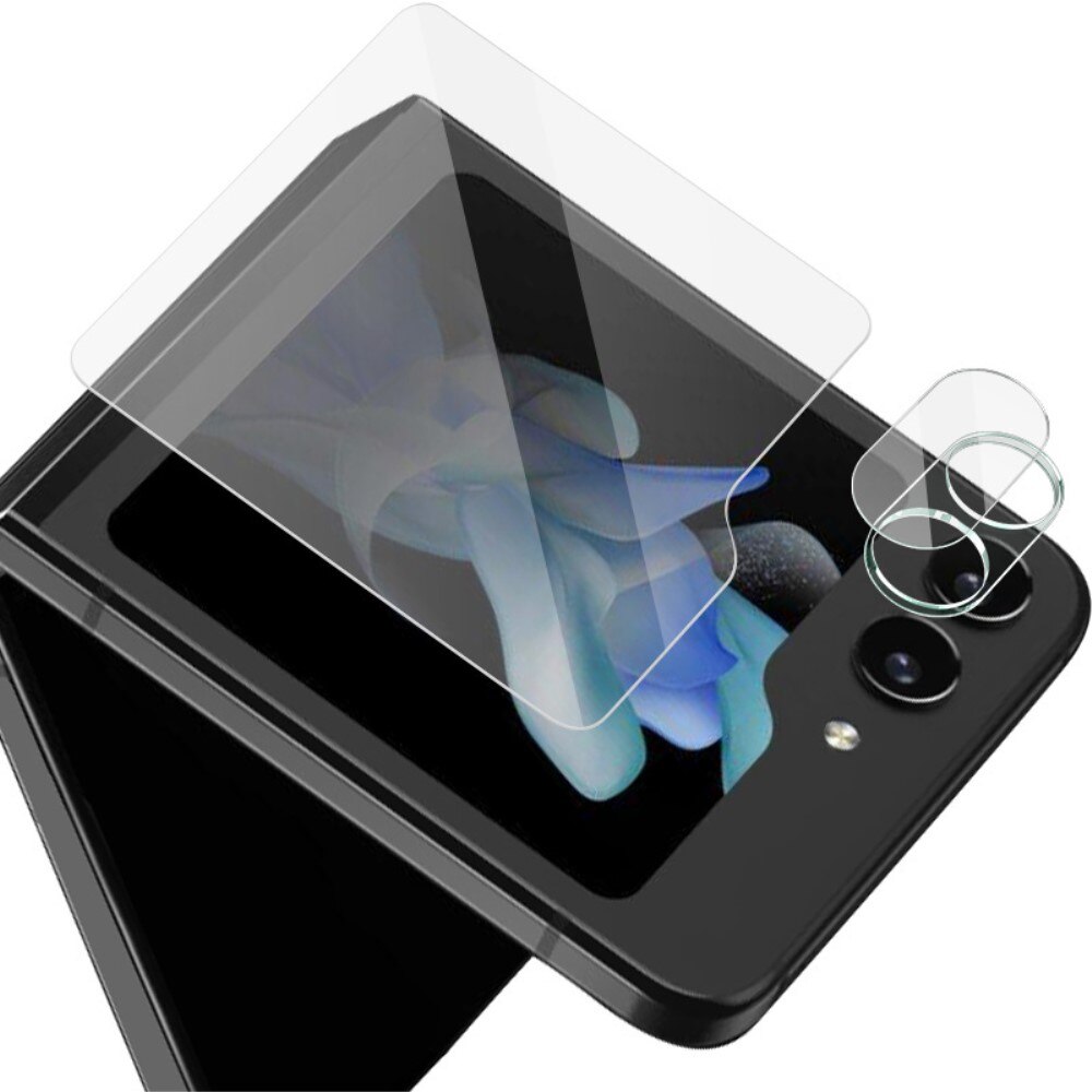 Panzerglas für Rückseitenbildschirm + Kamera Samsung Galaxy Z Flip 5 Transparent