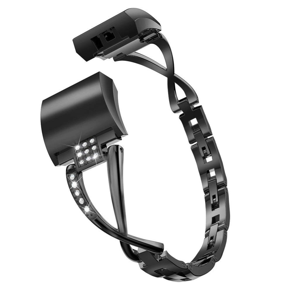 Fitbit Charge 6 Crystal Bracelet Schwarz