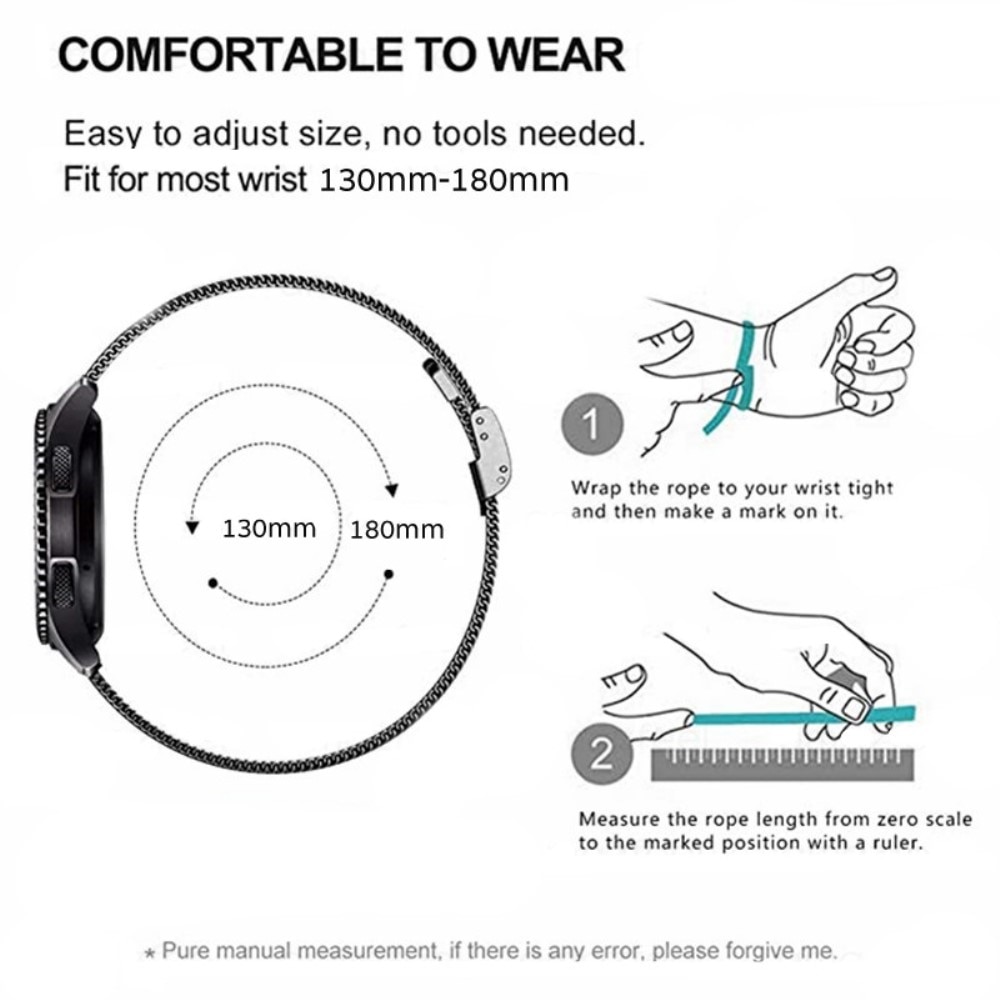 Fitbit Charge 6 Mesh Bracelet Schwarz