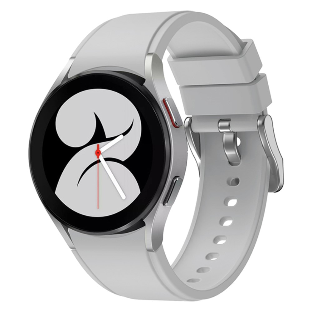 Full Fit Samsung Galaxy Watch FE Armband aus Silikon grau