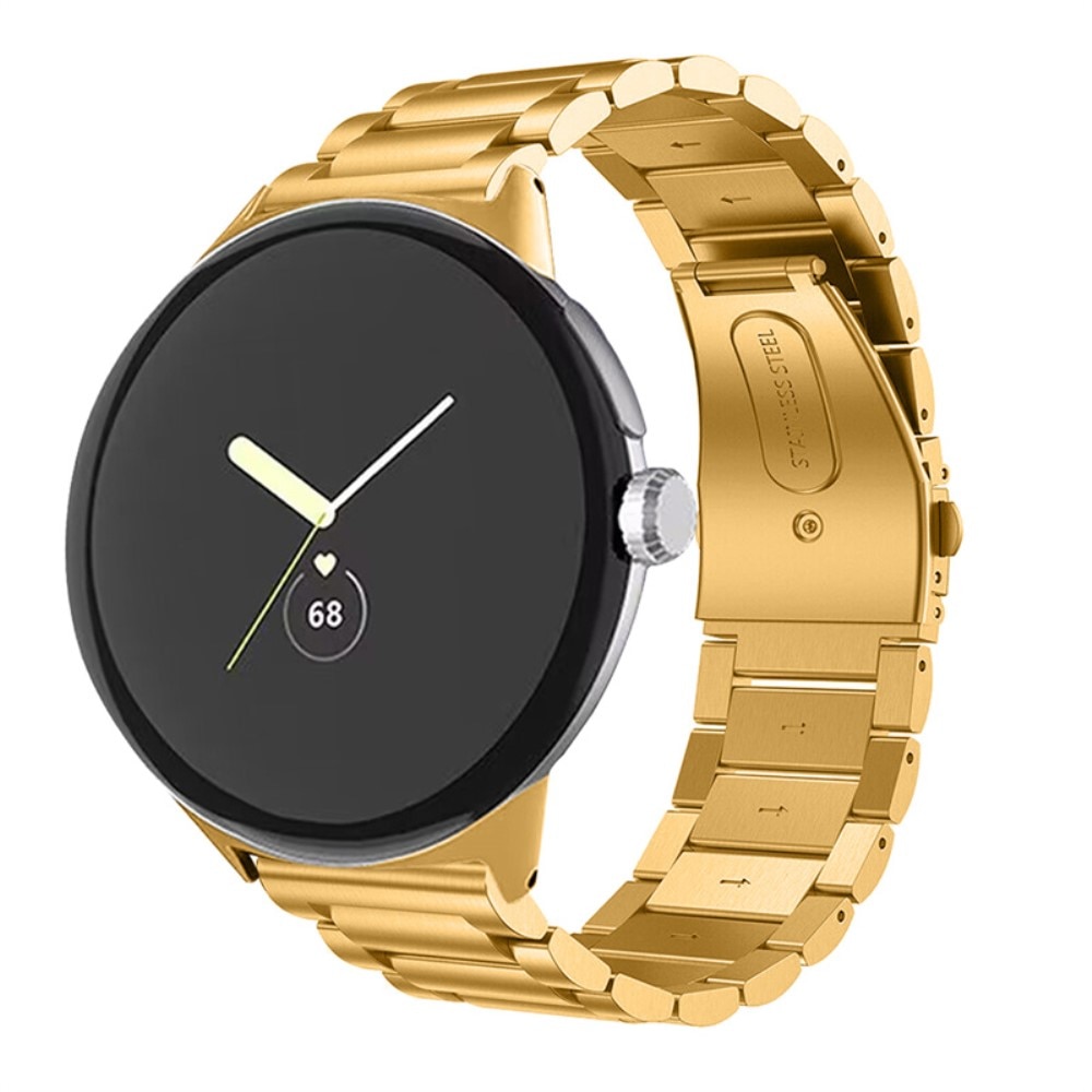 Google Pixel Watch 3 45mm Armband aus Stahl Gold