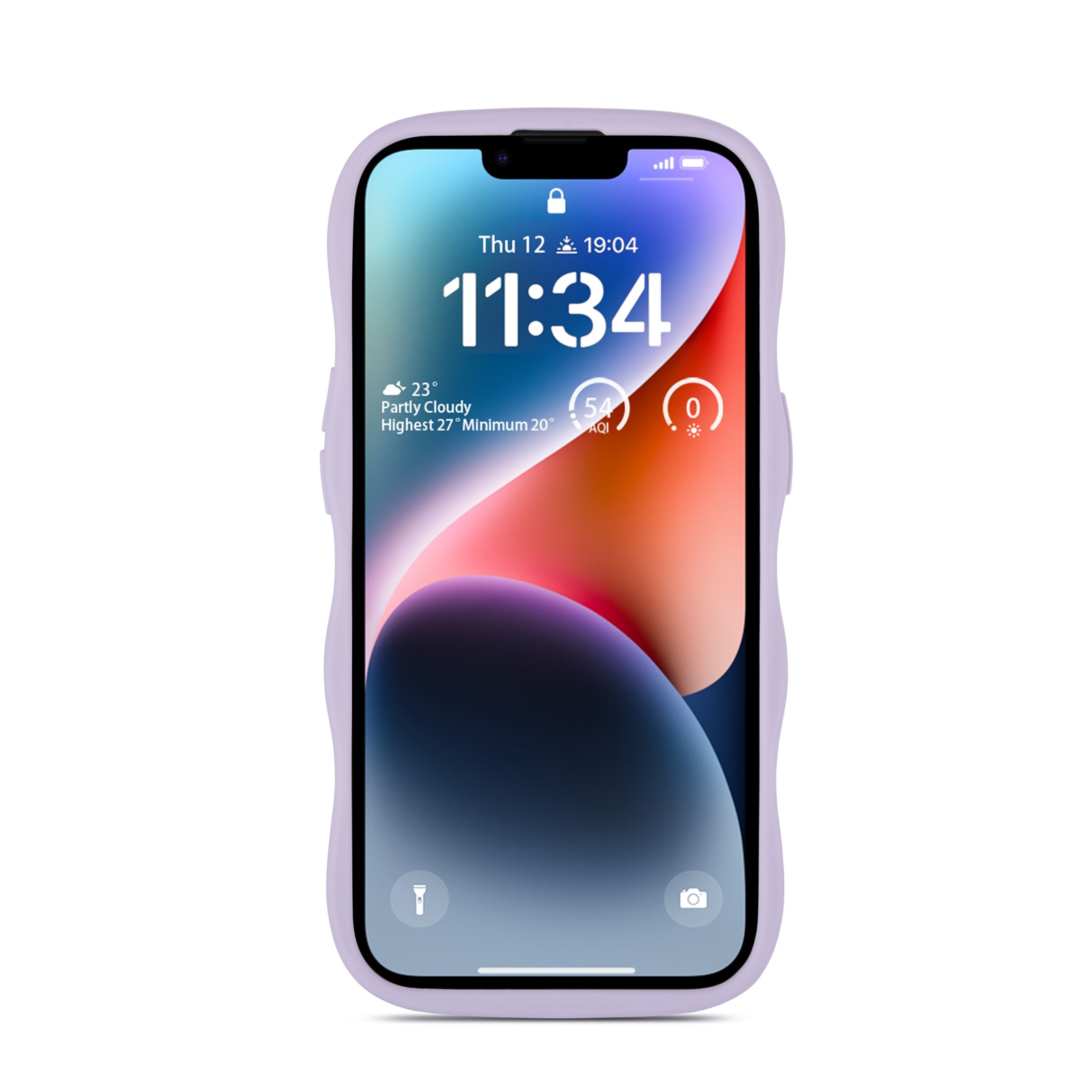 The Wave Mag Case iPhone 14 Lila