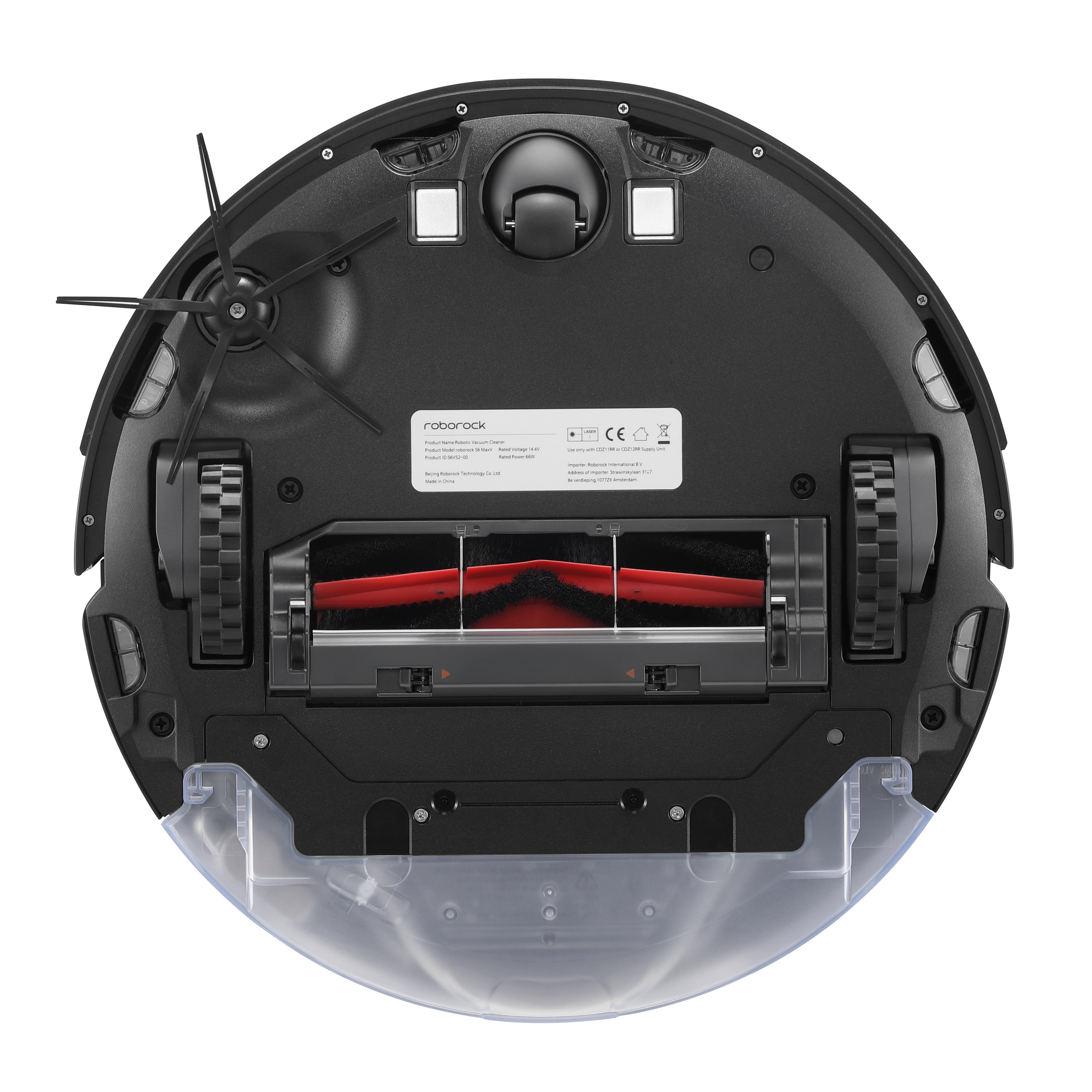 2-pack Seitenbürsten  Roborock E4 Schwarz