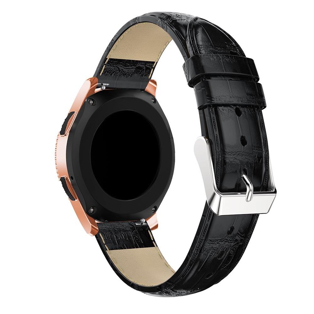 Polar Pacer Pro Lederarmband Krokodil schwarz