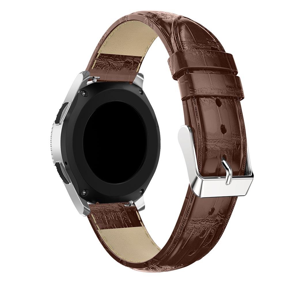 Mibro X1 Lederarmband Krokodil braun